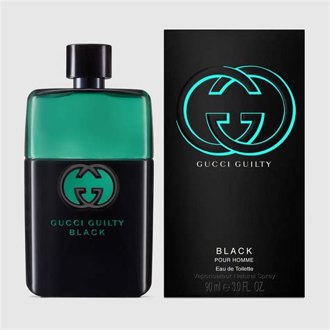 mens gucci black cologne|gucci guilty black aftershave 90ml.